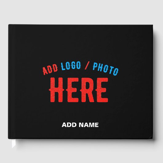 MODERNE, STYLISCH ZOLLBARE, SCHWARZE VERIFIZIERTE  GÄSTEBUCH (Vorderseite)