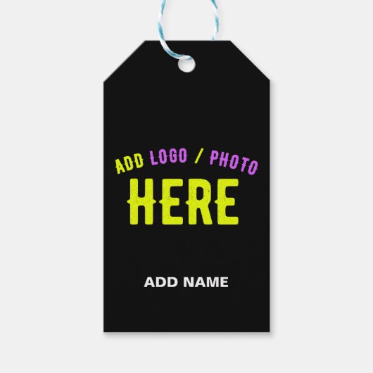 MODERNE, STYLISCH ZOLLBARE, SCHWARZE VERIFIZIERTE GESCHENKANHÄNGER (Vorderseite)