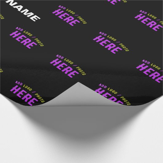 MODERNE, STYLISCH ZOLLBARE, SCHWARZE VERIFIZIERTE GESCHENKPAPIER (Ecke)