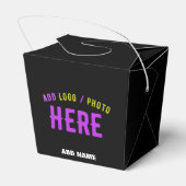 MODERNE, STYLISCH ZOLLBARE, SCHWARZE VERIFIZIERTE  GESCHENKSCHACHTEL (Rückseite)