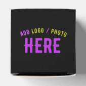 MODERNE, STYLISCH ZOLLBARE, SCHWARZE VERIFIZIERTE GESCHENKSCHACHTEL (Oben)