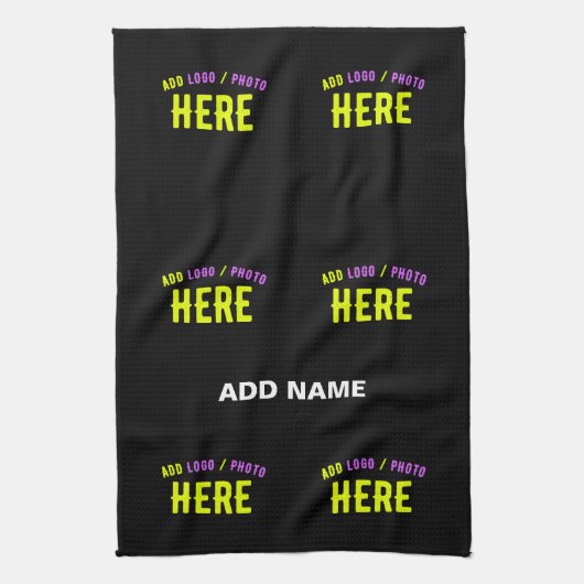 MODERNE, STYLISCH ZOLLBARE, SCHWARZE VERIFIZIERTE  GESCHIRRTUCH (Vertikal)