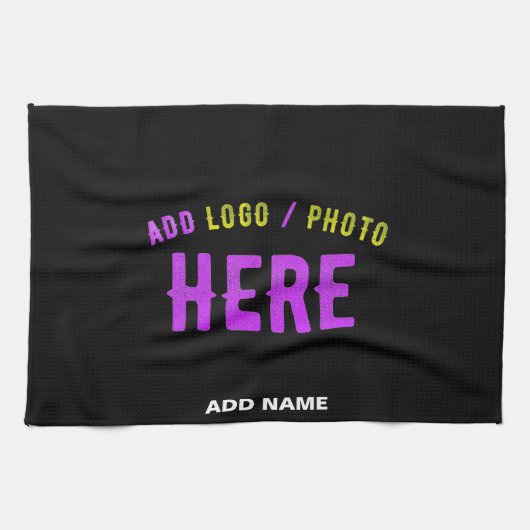 MODERNE, STYLISCH ZOLLBARE, SCHWARZE VERIFIZIERTE GESCHIRRTUCH (Horizontal)