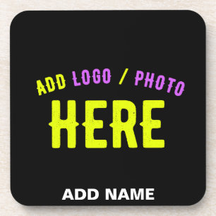 MODERNE, STYLISCH ZOLLBARE, SCHWARZE VERIFIZIERTE  GETRÄNKEUNTERSETZER