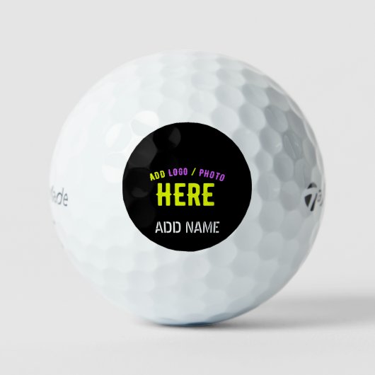MODERNE, STYLISCH ZOLLBARE, SCHWARZE VERIFIZIERTE GOLFBALL (Vorderseite)