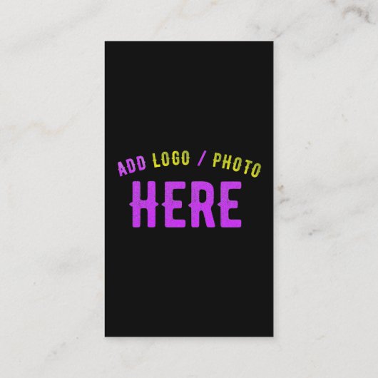 MODERNE, STYLISCH ZOLLBARE, SCHWARZE VERIFIZIERTE HINWEISKARTE (Rückseite)