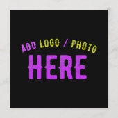 MODERNE, STYLISCH ZOLLBARE, SCHWARZE VERIFIZIERTE  HINWEISKARTE (Rückseite)