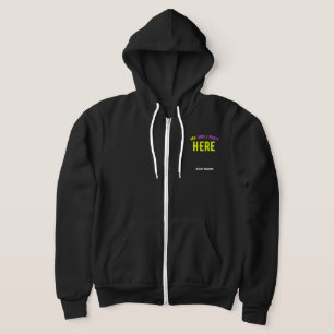 MODERNE, STYLISCH ZOLLBARE, SCHWARZE VERIFIZIERTE HOODIE