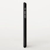MODERNE, STYLISCH ZOLLBARE, SCHWARZE VERIFIZIERTE  iPhone HÜLLE (Linke Seite)