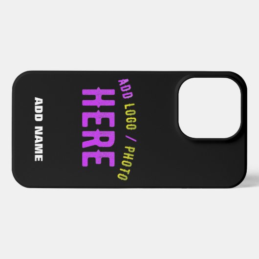 MODERNE, STYLISCH ZOLLBARE, SCHWARZE VERIFIZIERTE iPhone HÜLLE (Rückseite (Horizontal))