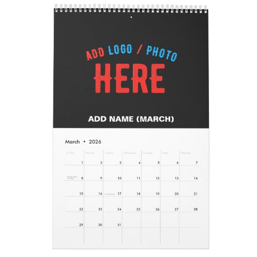 MODERNE, STYLISCH ZOLLBARE, SCHWARZE VERIFIZIERTE KALENDER (Mär 2026)