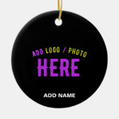 MODERNE, STYLISCH ZOLLBARE, SCHWARZE VERIFIZIERTE KERAMIK ORNAMENT (Vorne)