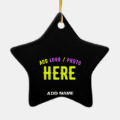 MODERNE, STYLISCH ZOLLBARE, SCHWARZE VERIFIZIERTE KERAMIK ORNAMENT (Hinten)