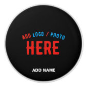 MODERNE, STYLISCH ZOLLBARE, SCHWARZE VERIFIZIERTE  KERAMIKKNAUF (Vorderseite)