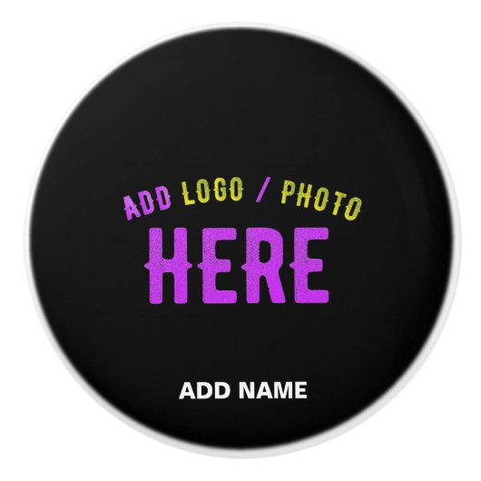 MODERNE, STYLISCH ZOLLBARE, SCHWARZE VERIFIZIERTE KERAMIKKNAUF (Vorderseite)