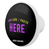 MODERNE, STYLISCH ZOLLBARE, SCHWARZE VERIFIZIERTE KERAMIKKNAUF (Rechts)