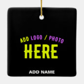 MODERNE, STYLISCH ZOLLBARE, SCHWARZE VERIFIZIERTE  KERAMIKORNAMENT (Rückseite)