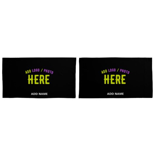 MODERNE, STYLISCH ZOLLBARE, SCHWARZE VERIFIZIERTE  KISSENBEZUG (Vorderseite-Set)