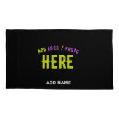 MODERNE, STYLISCH ZOLLBARE, SCHWARZE VERIFIZIERTE  KISSENBEZUG (Rückseite-Links)