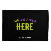 MODERNE, STYLISCH ZOLLBARE, SCHWARZE VERIFIZIERTE KISSENBEZUG (Rückseite-Links)