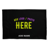 MODERNE, STYLISCH ZOLLBARE, SCHWARZE VERIFIZIERTE  KISSENBEZUG (Vorderseite-Links)