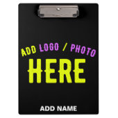 MODERNE, STYLISCH ZOLLBARE, SCHWARZE VERIFIZIERTE  KLEMMBRETT (Vorderseite)