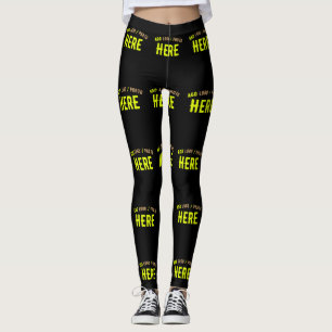 MODERNE, STYLISCH ZOLLBARE, SCHWARZE VERIFIZIERTE  LEGGINGS