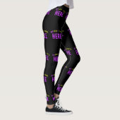 MODERNE, STYLISCH ZOLLBARE, SCHWARZE VERIFIZIERTE LEGGINGS (Rechts)