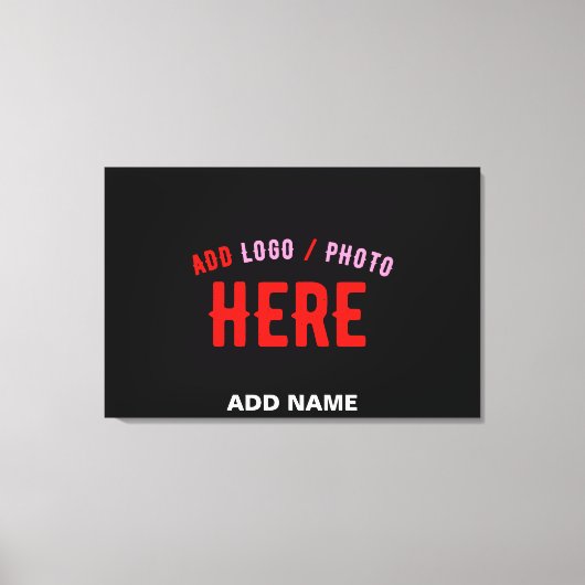 MODERNE, STYLISCH ZOLLBARE, SCHWARZE VERIFIZIERTE  LEINWANDDRUCK (Vorderseite)