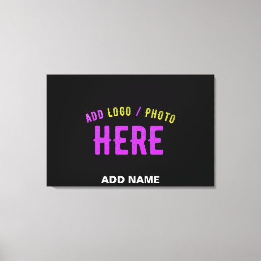 MODERNE, STYLISCH ZOLLBARE, SCHWARZE VERIFIZIERTE LEINWANDDRUCK (Vorderseite)