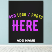 MODERNE, STYLISCH ZOLLBARE, SCHWARZE VERIFIZIERTE  LEINWANDDRUCK (Insitu (Holzboden))