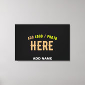 MODERNE, STYLISCH ZOLLBARE, SCHWARZE VERIFIZIERTE LEINWANDDRUCK (Vorderseite)