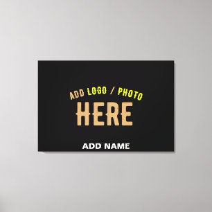 MODERNE, STYLISCH ZOLLBARE, SCHWARZE VERIFIZIERTE LEINWANDDRUCK