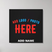 MODERNE, STYLISCH ZOLLBARE, SCHWARZE VERIFIZIERTE  LEINWANDDRUCK (Vorderseite)