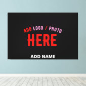 MODERNE, STYLISCH ZOLLBARE, SCHWARZE VERIFIZIERTE  LEINWANDDRUCK (Insitu (Holzboden))