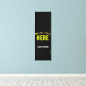 MODERNE, STYLISCH ZOLLBARE, SCHWARZE VERIFIZIERTE LEINWANDDRUCK (Insitu (Holzboden))