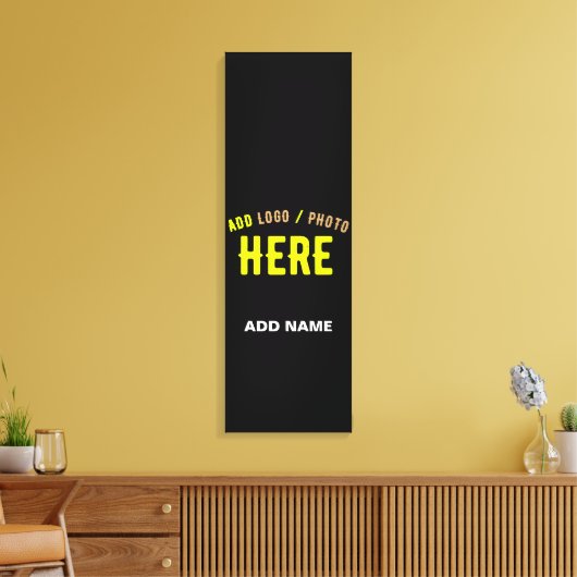 MODERNE, STYLISCH ZOLLBARE, SCHWARZE VERIFIZIERTE  LEINWANDDRUCK (Insitu (Wohnzimmer))