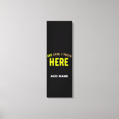 MODERNE, STYLISCH ZOLLBARE, SCHWARZE VERIFIZIERTE  LEINWANDDRUCK (Vorderseite)