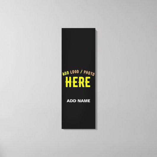 MODERNE, STYLISCH ZOLLBARE, SCHWARZE VERIFIZIERTE  LEINWANDDRUCK (Vorderseite)