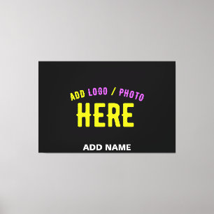 MODERNE, STYLISCH ZOLLBARE, SCHWARZE VERIFIZIERTE  LEINWANDDRUCK