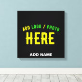 MODERNE, STYLISCH ZOLLBARE, SCHWARZE VERIFIZIERTE LEINWANDDRUCK (Insitu (Holzboden))