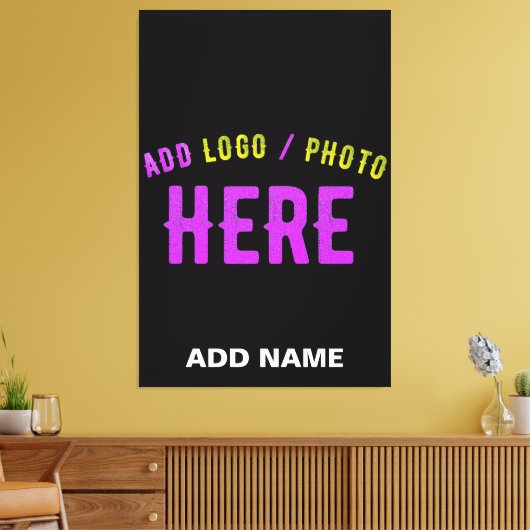 MODERNE, STYLISCH ZOLLBARE, SCHWARZE VERIFIZIERTE LEINWANDDRUCK (Insitu (Wohnzimmer))