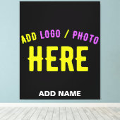 MODERNE, STYLISCH ZOLLBARE, SCHWARZE VERIFIZIERTE  LEINWANDDRUCK (Insitu (Holzboden))