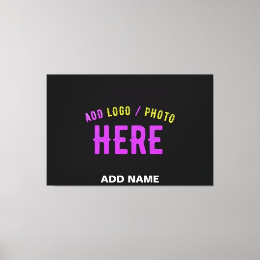 MODERNE, STYLISCH ZOLLBARE, SCHWARZE VERIFIZIERTE  LEINWANDDRUCK (Vorderseite)