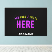 MODERNE, STYLISCH ZOLLBARE, SCHWARZE VERIFIZIERTE  LEINWANDDRUCK (Insitu (Holzboden))