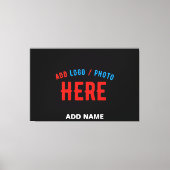 MODERNE, STYLISCH ZOLLBARE, SCHWARZE VERIFIZIERTE LEINWANDDRUCK (Vorderseite)