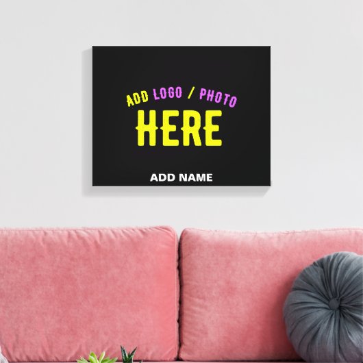 MODERNE, STYLISCH ZOLLBARE, SCHWARZE VERIFIZIERTE LEINWANDDRUCK