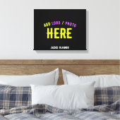 MODERNE, STYLISCH ZOLLBARE, SCHWARZE VERIFIZIERTE LEINWANDDRUCK (Insitu (Schlafzimmer))