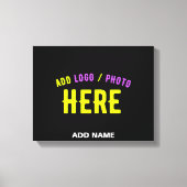 MODERNE, STYLISCH ZOLLBARE, SCHWARZE VERIFIZIERTE LEINWANDDRUCK