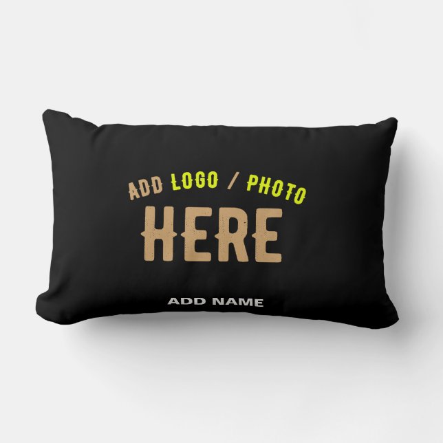 MODERNE, STYLISCH ZOLLBARE, SCHWARZE VERIFIZIERTE  LENDENKISSEN (Vorderseite)